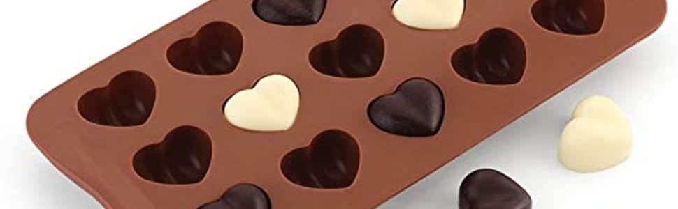 Chocolate Mould Onlineforu Ltd Heart shape silicone chocolate mould