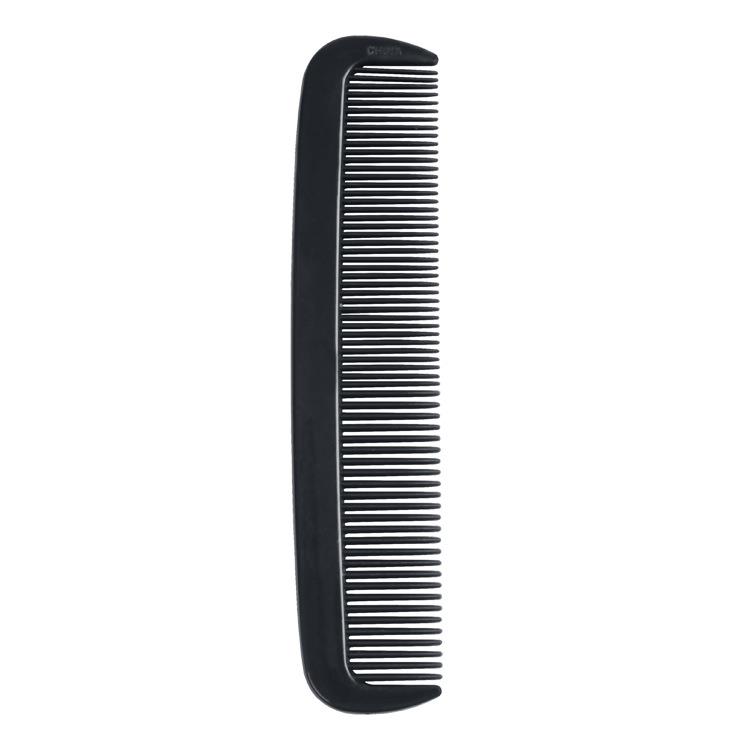 Pocket Size Black Plastic Comb 5"