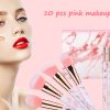 10 Pcs Marble Makeup Brushes Set Face Powder Blush Fan Brush Set Eye Makeup Brush