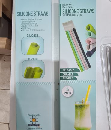Silicone straws