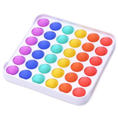Push Pops Bubble Fidget Toy Kids Sensory Jumbo Big Fidget Toys Set Keychain New Anti Stress Pop