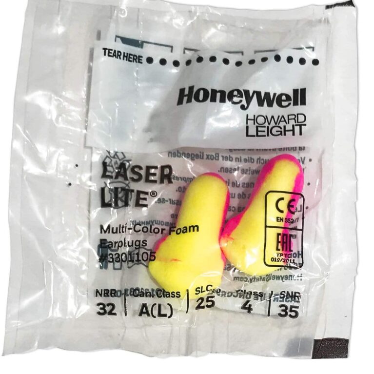 New Ear plugs Pairs Laser Lite Individually Wrapped Ear Plugs, Multi-Colour
