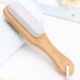 Foot Scrub Brush wooden body cleaning bath brush pumice stone