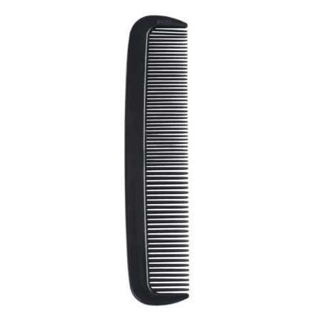 New Pocket Size Black Plastic Comb 5"