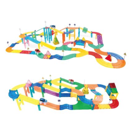 Magnetic Tiles Amazing Colourful Building Set Explore Boundless Creativity with the Mag-Shape 116-Pieces