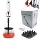 Rechargeable makeup brush cleaner dryer Machine - Wash and Dry in Seconds; Automatic Electric Brush Cleaner for Makeup Residue; Fits Most Cosmetic Brushes; High and Low Speed; Includes USB Cable, Makes Cleaning Brushes Really Easy