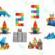 Magnetic Building Blocks Mag-Shape Amazing Colourful 65 pieces