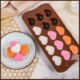 15 Heart Shapes Silicone Chocolate Mould