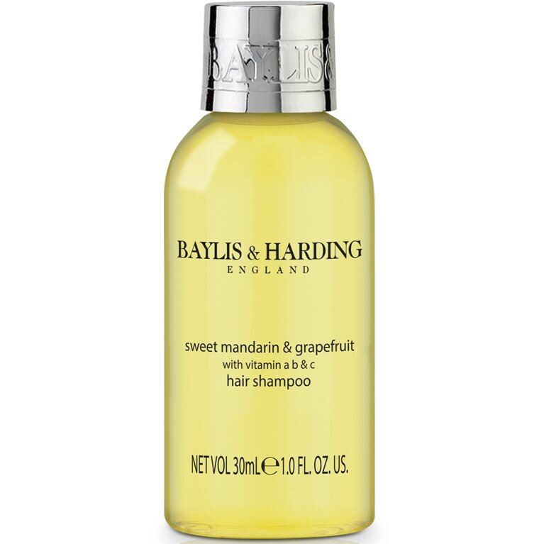 Effective Baylis shampoo & Harding 30ml Sweet Mandarin &Grapefruit Shampoo Bottle 30ml